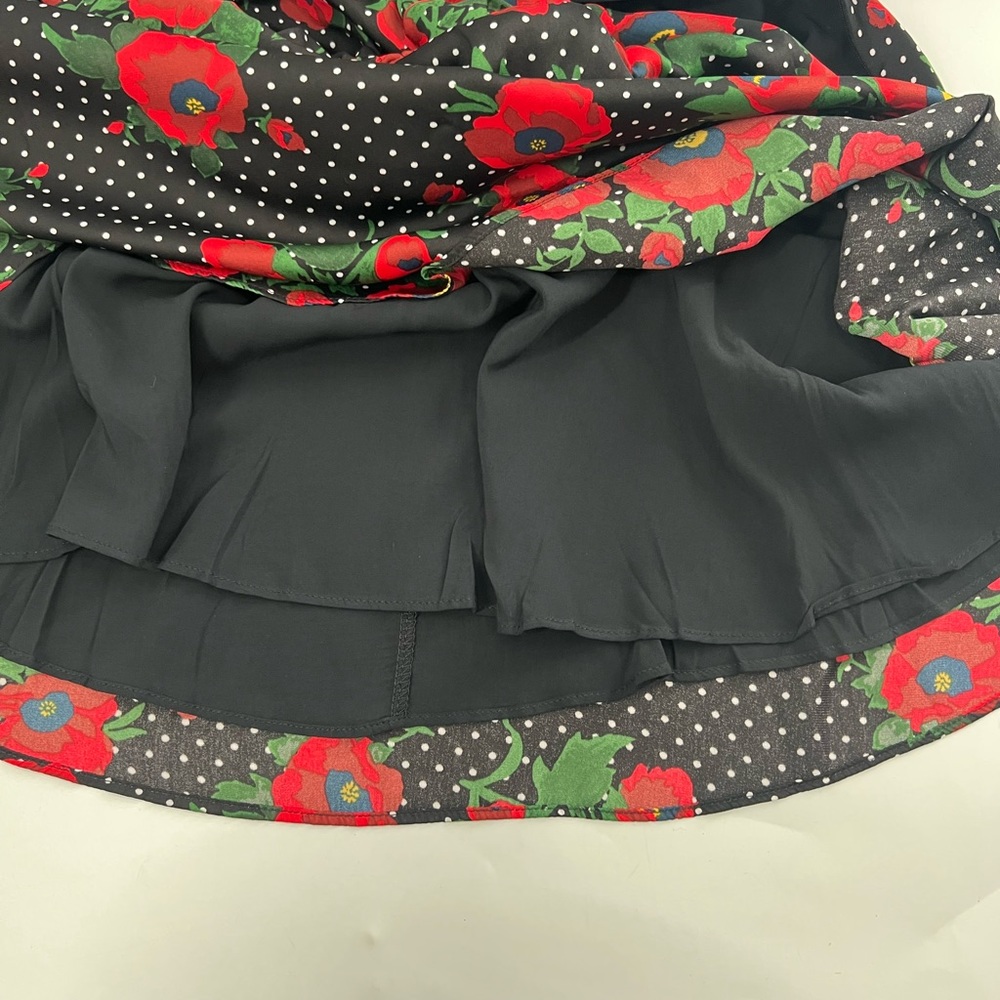 FREE PEOPLE Morning Light Poppy Dress Women's Size 6 - Picture 11 of 15